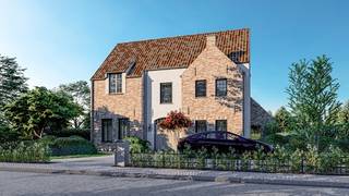 Aantrekkelijke <strong>bouwgrond van 640m2</strong> gelegen in Tessenderlo, het perceel biedt uitstekende mogelijkheden voor het realiseren van uw droomwoning. De grond is strategisch gelegen in een rustige, groene woonwijk met een landelijk karakter. De ligging biedt zowel privacy als nabijheid tot lokale voorzieningen.Het bouwterrein is grotendeels al voorzien van een altijd groene haag. De grond is vlak en goed onderhouden, met een groot open grasoppervlak dat volledige potentie biedt voor bouwwerkzaamheden. <br />Het perceel is goed bereikbaar via de openbare weg en ligt in een reeds gevestigde woonbuurt met alle nodige infrastructuur in de nabijheid.<br />De voorgestelde nog te bouwen <strong>landelijke woning</strong> heeft een oppervlakte van <strong>210 m2</strong>. Er is een eet- en zithoek alsook een leeshoek/buro voorzien en een ruime keuken met berging. Ook zijn er <strong>3 slaapkamers</strong> waarvan eentje met dressing en een badkamer met bad en douche voorzien. Vaste trap naar zolder is ook reeds voorzien waardoor je extra kamers kan maken op zolder. Warmtepomp, vloerverwarming, zonnepanelen, ventilatie D+ zijn reeds aanwezig, zeer energiezuinig dus!<br />Alle keuzes i.v.m. de afwerking van de woning zijn naar wens bespreekbaar. Ook het ontwerp van de woning is slechts een voorstel en kan volledig met jou op maat uitgewerkt worden. Vanaf casco afwerking biedt de woning je alvast alle zekerheden en garanties en van daaruit kan je zorgeloos verder afwerken. Een volledig afgewerkte woning is natuurlijk ook mogelijk! <br />Dit project wordt aangeboden i.s.m. Immodiest, samen thuis in vastgoed ! Meer info? neem contact op met bouwadviseur Luc via 011/450 280<br /><br />SLEUTEL-OP-DE-DEURAFWERKING<br />Ruwbouw winddicht<br />Sanitaire leidingen (inclusief hergebruik van regenwater)<br />Elektriciteit<br />Warmtepomp<br />vloerverwarming <br />Pleisterwerken<br />Isolatiewerken en chape<br />EPB berekening<br />Ventilatiesysteem D+<br />Kostprijs architect en veiligheidscoördinatie inclusief<br />8 Zonnepanelen <br />Afgewerkte keuken <br />Sanitaire toestellen<br />Tegelvloeren op het gelijkvloers en in de badkamer<br />Binnendeuren <br />Trap in rubberwood<br />Voegwerken<br /><br />PRIJS SLEUTEL-OP-DE-DEUR <br />€ 655 000 excl. alle kosten op grond en constructie<br />€ 819 000 incl. alle kosten op grond en constructie