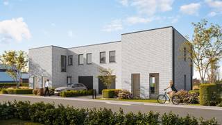 INDELING VAN DE WONING<br /><br />GELIJKVLOERS<br /><br />- Inkomhal- Gastentoilet- Leefruimte met open keuken- Trap naar boven- Inpandige garage<br />EERSTE VERDIEP<br /><br />- Nachthal- Badkamer- Apart toilet- Wasplaats- 4 slaapkamers<br />Afbeeldingen zijn steeds illustratief en contractueel niet bindend.<br /><br />De koper heeft deels nog inspraak in de stijl en afwerking van de woning voor zover deze zaken niet werden vastgelegd door vergunning of bestelling van materialen.<br /><br />TIP: Hoe sneller U beslist in de bouwfase, des te meer inspraak U heeft in de keuze van materialen en/of afwerking.<br /><br />ECO-uitvoering dat voldoet aan strenge energienormen.<br /><br />- Zonnepanelen- Doorgedreven isolatie- Warmtepomp i.p.v. gas- Vloerverwarming- Ventilatie D- Max. E-peil = 30- Elektriciteitsaansluiting : 3 fasen