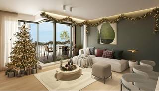 Welkom bij Residentie Sables d’Or, een exclusief nieuwbouwproject aan de Blankenbergse Zeedijk. Deze residentie biedt appartementen die perfect de balans vinden tussen moderne luxe en tijdloze architectuur. Elk appartement is ontworpen met oog voor comfort, stijl en duurzaamheid, en biedt een unieke woonervaring met hoogwaardige afwerkingen en een slimme indeling.<br /><br />Bij Residentie Sables d’Or geniet je van een aangename en energiezuinige warmteverdeling dankzij het gebruik van geothermische warmtepompen in combinatie met vloerverwarming. De residentie voldoet aan de recentste isolatienormen en is uitgerust met een ventilatiesysteem D, wat bijdraagt aan een optimaal binnenklimaat. De ramen zijn vervaardigd uit hoogwaardig, thermisch onderbroken ALU-profielen en voorzien van hoogrendementsglas. Het interieur wordt afgewerkt met een tegelvloer in alle ruimtes, met uitzondering van de slaapkamers, waar fineerparket of laminaat voorzien wordt. De open keuken en het sanitair worden uitgevoerd volgens de specificaties in het lastenboek. <br /><br />Daarnaast is er een ruime lift die toegang biedt tot alle verdiepingen, inclusief -1, waar de kelderruimtes zich bevinden. Deze kelderruimtes zijn afzonderlijk te koop, waardoor je extra opslagruimte kunt aanschaffen indien gewenst.<br /><br />Het pand is gelegen op niveau +7, kant Charlierhelling genietende van zijdelings zeezicht en zicht op Casinoplein en is opgebouwd uit inkomhal, toilet, leefruimte met open keuken en aangrenzend balkon, badkamer en berging. <br />Bruto oppervlakte plan +/- 59,6m² en +/- 4,2m² terras.<br /><br />Prijzen exclusief kosten, BTW en registratierechten<br /><br />Interesse?: Contacteer ons vrijblijvend: verkoop@agenceverburgh.be | 050/41 38 85