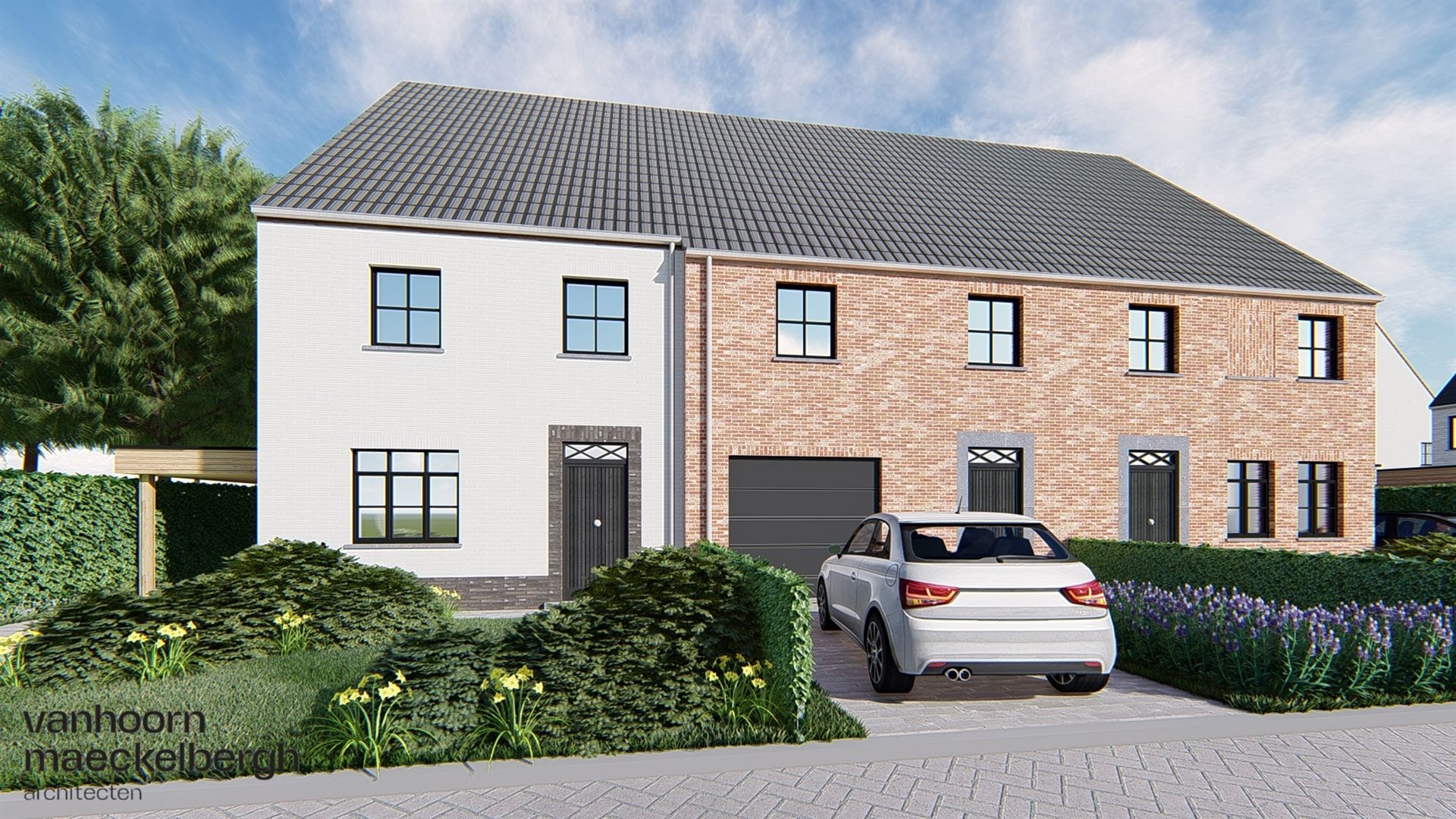 Energiezuinige nieuwbouwwoning in het centrum van Harelbeke - foto 1