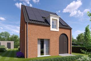 <p>Ontdek <strong>Residentie HELIOS</strong>, een stijlvol nieuwbouwproject van 16 woningen te hartje Eindhout, in een groene- en autoluwe omgeving.</p>
<p>Dit project wordt gerealiseerd aan de “Zonneheem”. Deze weg vormt een nieuwe doorsteek tussen de Gemeenteheidestraat en de Molenstraat. Hier wordt zelfs geen doorgaand verkeerd toegestaan.<br />In vlotte verbinding naar winkels, horeca, dorpsvoorzieningen, op- en afrit E313, is het hier genieten van comfortabel wonen met alles vlakbij.<strong><br /><br />LOT 6 </strong>– Deze open bebouwing beschikt over een bewoonbare vloeroppervlakte van 172m², inclusief tuinberging en carport 17.</p>
<p><strong>INDELING: </strong></p>
<p><strong>Gelijkvloers: </strong></p>
<ul>
<li>Inkomhal met vestiaire ruimte en apart toilet</li>
<li>Leefruimte met open keuken voorzien van alle toestellen: inductie kookplaat inclusief afzuigkap, vaatwasser, combi-oven, spoelbak.</li>
</ul>
<p>Aansluitend treft men de berging/ technische ruimte.</p>
<p><strong>Verdiep:<br /></strong>De nachthal verleent toegang tot:</p>
<ul>
<li>De 3 slaapkamers</li>
<li>De badkamer met ligbad, inloopdouche en toilet</li>
</ul>
<p><strong>Zolder: <br /></strong>Vliertrap: enkel berging</p>
<p><strong>Tuin/ terras: <br /></strong>Noordoost terras van 19,1m², met achterliggende, afgewerkte tuin.</p>
<p><strong>Bijzonderheden: <br /></strong>E-peil: <E10<br />Zonnepanelen (vermogen van minimaal 5400 WP)<br />Lucht-water warmtepomp<br />Ventilatie C<br />Recuperatiepomp regenwater 5000L (toiletten, buitenkraan, wasmachine)</p>
<p><strong>Helios: centraal, duurzaam en zorgeloos wonen in Eindhout (Laakdal)</strong></p>
