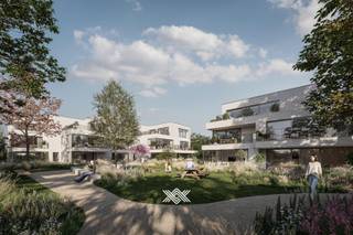 Dit gelijkvloers tweeslaapkamerappartement van 97.34 m² beschikt over een inkomhal met plaats voor een vestiairekast, een lichtrijke eet- en leefruimte, een open keuken met praktische berging, twee slaapkamers, een afzonderlijk toilet en een badkamer uitgerust met een dubbele wastafel en een inloopdouche. Daarenboven beschikt dit appartement over een zuidelijk georiënteerd terras van 15 m².<br /><br />Dit appartement is gelegen in het nieuwbouwproject Wallenhof te Olsene, een stijlvol en doordacht ontworpen nieuwbouwproject dat staat voor hedendaags wonen in een harmonieuze omgeving met veel groen, dynamische zichten en een vlotte bereikbaarheid. Het project omvat 17 comfortabele appartementen met een gevarieerd aanbod van twee- en drieslaapkamerunits.<br /><br />Elk appartement is ontworpen met veel aandacht voor licht, ruimte en leefkwaliteit, en biedt een sterke balans tussen esthetiek en functionaliteit.<br /><br />Tot slot krijgt elke koper de mogelijkheid om zijn of haar appartement volledig naar eigen smaak af te werken. Dankzij ruime afwerkingsbudgetten voor keuken, vloerbekleding en sanitair die integraal in de aankoopprijs zijn inbegrepen, creëert u een woonst die volledig aansluit bij uw persoonlijke stijl en behoeften. <br /><br />Meer info omtrent dit aanbod? maak uw vrijblijvende afspraak via guillian@landbergh.be of 09 278 78 79