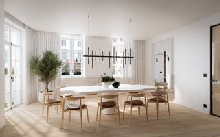 Residentie Gruuthuyse - Een meesterwerk aan de Dijver.<br /><br />Dit royale gelijkvloerse appartement, gelegen <strong>aan de Dijver</strong>, maakt deel uit van een uitzonderlijk, kleinschalig renovatieproject op een absolute <strong>toplocatie</strong> in het historische hart van Brugge, op de hoek van de Nieuwstraat en de Dijver.  Op wandelafstand van de Markt, trendy boetieks, Minnewaterpark, musea en culinaire hotspots.<br />Voor dit project hebben <strong>architectenbureau Dugardyn</strong> en <strong>interieurarchitect Philip Simoen</strong> hun krachten gebundeld.<br /><br />Dit high-end afgewerkt <strong>gelijkvloersappartement </strong><strong>met 3 SLAAPKAMERS en 3 BADKAMERS</strong> heeft een unieke <strong>ZUIDGERICHTE STADSTUIN</strong>, welke direct paalt aan de Dijver. <strong>Totale oppervlakte: 266m<sup>2</sup>.</strong><br />Dit appartement omvat: privé inkomhal met vestiaire, lichtovergoten leefruimte (met fantastisch uitzicht op de Dijver!!), zitruimte met bibliotheek (mét zicht op het water), volledige uitgeruste keuken (o.a. werkblad composietsteen, ultra geëquipeerd met toestellen van Miele,…), 3 ruime slaapkamers met maatkasten en allen een eigen ensuite badkamer (uitgewerkt in mortex, Vola kraanwerk, travertin blad...), berging/wasplaats, afz. toilet.<br />Genieten van de zon kan in de <strong>unieke zuidgerichte stadstuin</strong> met aangelegd terras, welke onmiddellijk paalt aan het water. De tuin is ook toegankelijk via de gemeenschappelijke patio.<br /><br />Het appartement is verder uitgerust met: eiken parket, het volledige appartement wordt geschilderd (op vliesbehang), verlichting van merk Dark, vloerverwarming, airco, warmtepomp, domotica, videoparlofoon, blokkaderdeuren, glazen deuren in stalen kader, blanco elektriciteit, nieuw schrijnwerk met dubbel glas.… E-peil 59.<br />De koper geniet bovendien ruime inspraak in de keuze van de afwerking op maat, binnen een ruim voorzien budget, onder meer voor keuken, badkamer, parket, mortex en verlichting.<br /><br />Gemeenschappelijke <strong>fietsenberging</strong>, private berging.<br />Bovendien is er mogelijkheid tot aankoop van <strong>autostaanplaats(en)</strong> in het gebouw.<br />(Dit pand is vastgesteld bouwkundig erfgoed)<br /><br /><strong>Een uitzonderlijk appartement voor wie ruim, verfijnd en exclusief wil wonen aan het water, midden in Brugge. </strong><br /><br />Meer info, beelden en plannen vindt u op: www.residentiegruuthuyse.be<br />Contacteer ons voor meer informatie of een persoonlijke rondleiding: 050/70 70 70 of info@immosleutel.be<br /><br /> 
