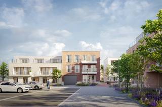 LANCERING NIEUWBOUWPROJECT DE ZEVENSTER TE RETIE CENTRUM <br />Een nieuwe, energiezuinige realisatie in het centrum van Retie<br /><br />Gelegen aan de Markt en het gemeentepark van Retie heeft De Zevenster een optimale ligging in het centrum.<br />De ideale bereikbaarheid, vlakbij openbaar vervoer, winkels en park op effectieve wandelafstand zijn enkele troeven van deze realisatie.<br />De nieuwe Fase 2 binnen het project bestaat uit 15 appartementen, 2 handelspanden en 3 woningen dewelke verdeeld werden over drie gebouwen wat een aangenaam en kleinschalig gevoel geeft: ‘De Brouwerij’ grenst aan het groene binnengebied van het project, De ‘Limonat’ grenst aan het gemeentepark en ‘De Ster’ ligt langs de Kerkhofstraat.<br />Aan de binnenzijde (tussen de Brouwerij – Limonat en De Ster) wordt een gemeenschappelijke binnentuin aangelegd die de groene long binnen het project vormt. Deze rustzone/binnentuin kan gebruikt worden door de eigenaars.<br />De oppervlaktes variëren van 71 m² tot 132 m², allen met een ruim privatief terras voor wie maximaal wil genieten van comfort zowel binnen als buiten. Alle appartementen zijn optimaal voorzien van ruimte en licht dankzij de grote raampartijen en hebben 1, 2 of 3 slaapkamers. <br />"De Zevenster" is gelegen in het bruisende centrum van Retie.<br />Bent u op zoek naar een nieuwbouw BEN-appartement dat luxueus is afgewerkt met kwalitatieve materialen, dan is dit project zeker interessant. <br />U kiest natuurlijk de volledige afwerking mee in samenspraak met de klantenbegeleider en de bouwheer volgens het lastenboek waarbij we steevast streven naar perfectie en waarde voor uw geld. <br />Wees er snel bij en kom eens langs om kennis te maken met dit nieuw project te Retie!<br /><br />"De Zevenster – Fase 2":<br />* Ideale centrum ligging <br />* Lichtrijke, ruime appartementen dankzij grote raampartijen<br />* Tijdloos bouwwerk <br />* Hoogwaardige & kwalitatieve afwerking volgens uitgebreid lastenboek<br />* BEN-norm en een grote energetische performantie<br />* Collectieve, prachtig aangelegde tuin voor de bewoners<br />* Balansventilatie<br />* Vloerverwarming<br />* Afwerking op maat met alleen maar kwaliteitsmaterialen<br />* Ondergrondse privatieve parking