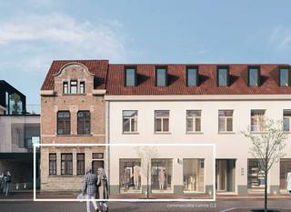 Commercial space for sale in the centre of Grimbergen. New construction with excellent EPB.Excellent location close to the E19 and the N211, a busy...