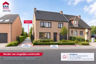 <p>Te koop in Grimbergen: een bouwgrond met achterliggende landbouwgrond voor halfopen bebouwing in de Vaartstraat. </p><p>Wie op zoek is naar een riant stuk bouwgrond met een groen verzicht, in landelijke setting, is hier aan het juiste adres. Wil je graag je paard(en) dichtbij hebben? Nood aan een grote groenzone om te ontstressen? Het kan hier allemaal. Het perceel van 37a27ca is uniek in zijn soort. De bestemming van deze grond ligt deels in woongebied, deels in agrarisch gebied. Groen verzekerd! </p><p>De mogelijke constructie is een driegevel met een voorgevelbreedte van 9,91 meter breed en 11,19 meter. Op het gelijkvloers kan er nog een extra volume achteraan gebouwd worden van een maximale breedte van 9,43 meter en diepte van 3,81 meter zodat de vrije doorgang van 3 meter naar de zijgrens op alle plaatsen kan bewaard worden. Op de verdieping is het volume van 9,91 meter breed op 11,19 meter diep ook toegestaan. Dit resulteert reeds in een mooie 256 vierkante meter bewoonbaar oppervlakte op gelijkvloers en eerste verdieping. Er is nog een zolderverdieping mogelijk onder een hellend dak dat extra oppervlakte kan creëren. </p><p>Wij kunnen je ook op weg helpen met een voorstel tot constructie via bouwpromoter Luvatri. </p><p>Neem nu contact op voor meer informatie! </p>
