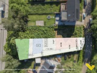 Bouwgrond voor half open bebouwing op een perceel van 6a63ca.Deze bouwgrond heeft een straatbreedte van 9,90 meter met een bouwbreedte van 6,90 meter...