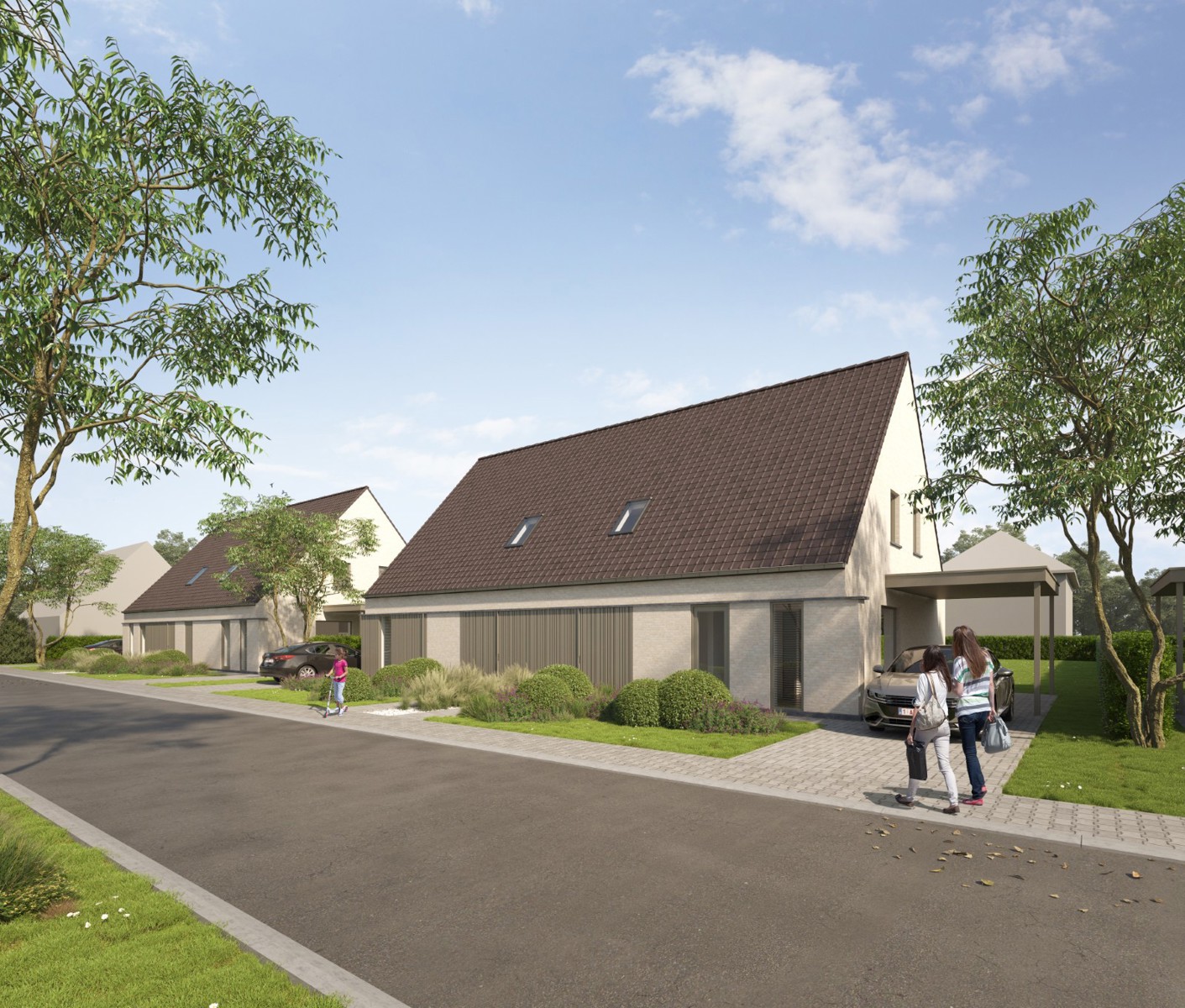 Ruime halfopen nieuwbouwwoning met 4 slaapkamers in Rekkem - foto 2