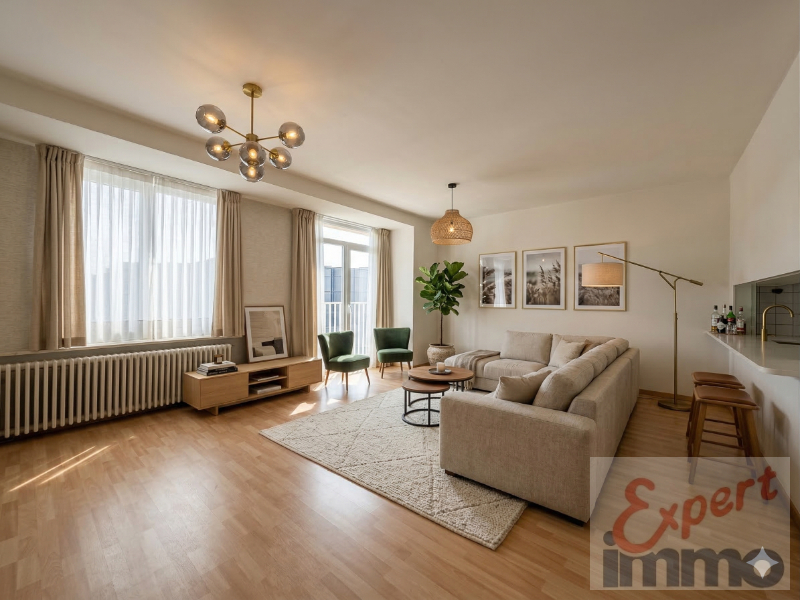 Verzorgd - te renoveren - Appartement met ruime Garage en Kelder en terrasje TE KOOP op TOPLIGGING via EXPERT-IMMO - foto 2