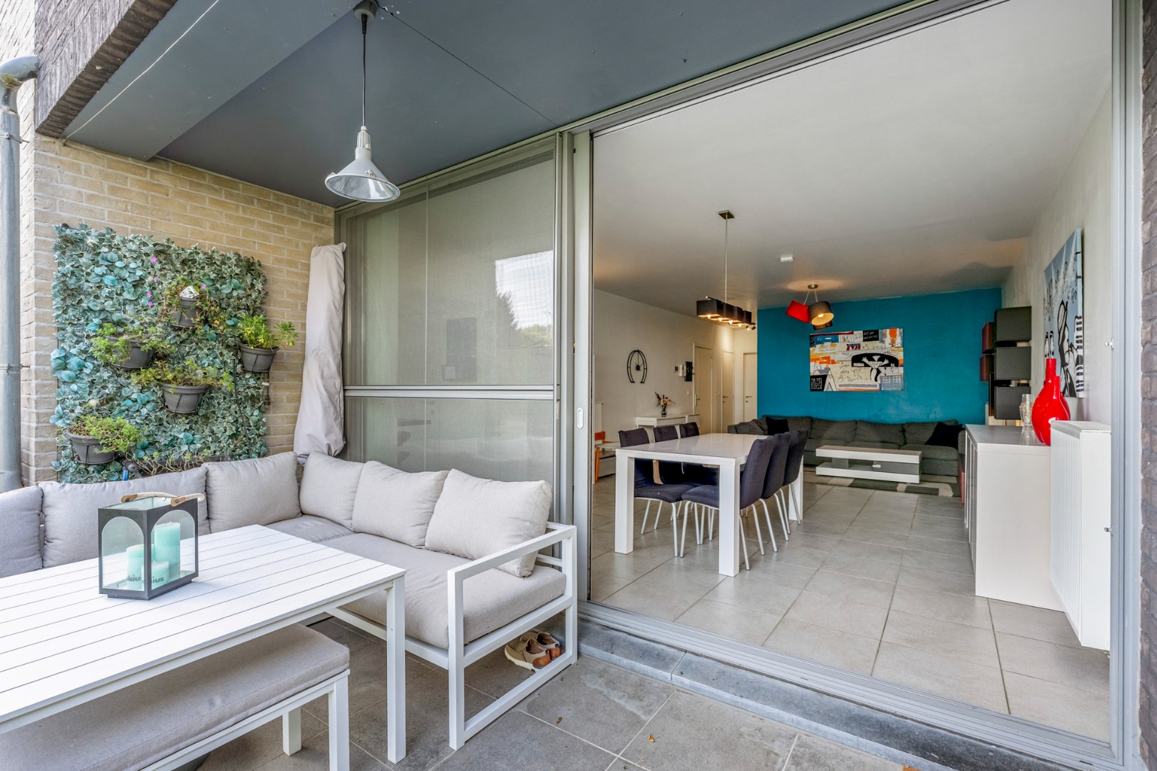 Gelijkvloers appartement (105m²), 2 slpk, tuin/terras, autostaanplaats + kelderberging - foto 5