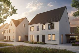 Lot 41: Deze halfopen bebouwing in hedendaagse stijl heeft 3 slaapkamers, een carport, een inrichtbare zolder, een bewoonbare oppervlakte van +/- 168 m² en heeft een perceel van +/- 271 m². De woning is gelegen in de groene rand van Gent. De Dreef biedt niet alleen een mooie mix van bouwstijlen: je leeft er rustig tussen dorp en stad, in een groene enclave die verbonden is met alle voorzieningen. Zo ligt de gezellige buurt op fietsafstand van scholen, winkels en het station. De stijlvolle woningen liggen in een autoluwe straat, maar de wijde wereld (en ook het werk) blijven vlot bereikbaar met de wagen.<br /><br />Interesse of vragen? Meer info op matexi.be/oostakker of contacteer vrijblijvend onze sales consultant op 09 298 11 05<br />