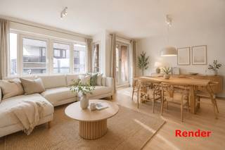 Dit lichtrijk hoekappartement geniet van een zijdelings zeezicht en bevindt zich op een toplocatie langs één van de meest gegeerde boulevards van Heist. Dankzij de hoekligging profiteert u van veel natuurlijke lichtinval en mooie open verzichten, wat zorgt voor een ruimtelijk en aangenaam gevoel doorheen het hele appartement. De gelijkvloerse fietsenberging is zeer vlot bereikbaar — ideaal voor wie vaak met de fiets de omgeving verkent. Een bijkomende troef is de zeer grote private berging die inbegrepen is bij het appartement, wat uitzonderlijk is aan de kust. <br /><br />Met een EPC-label B scoort dit appartement ook uitstekend op vlak van energiezuinigheid. Dit maakt het niet alleen interessant als tweede verblijf, maar ook als investering met sterke verhuurmogelijkheden en mooie rendementskansen.<br /><br />Indeling: <br />- Inkomhal met vestiairehoek,<br />- Apart gastentoilet,<br />- Ruime en lichtrijke leefruimte met aanpalend terras ,<br />- Open leefkeuken,<br />- Eerste ruime slaapkamer,<br />- Tweede slaapkamer met toegang tot een tweede terras,<br />- Derde kamer geschikt als stapelbedkamer of bureau,<br />- Badkamer met dubbele wastafel en ligbad,<br /><br />Troeven:<br />- Hoekligging met zijdelings zeezicht,<br />- Twee terrassen,<br />- EPC-label B,<br />- Grote private berging inbegrepen,<br />- Perfect voor eigen gebruik of vakantieverhuur,<br />- Fietsenberging op het gelijkvloers,<br /><br />Een unieke kans om een hoekappartement met zeezicht te verwerven in Heist!<br /><br />Interesse? Contacteer Maxim via 0477 06 03 30 voor een bezoek ter plaatse.