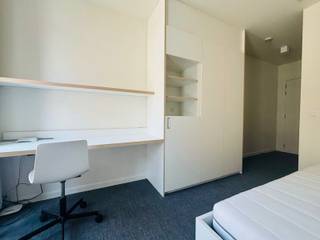 In de studentenresidentie ACE 1 gelegen in de Riddersstraat te Leuven bieden wij op Niveau +1 een prachtige studentenkamer privatief sanitair...