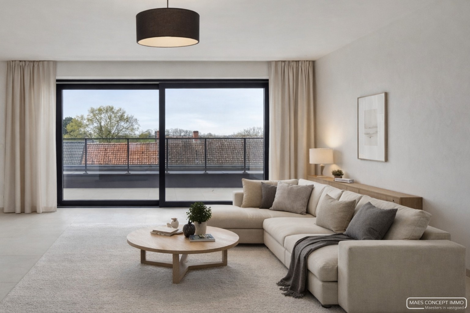 Penthouse 130 m2 met 2 ruime terrassen in centrum Anzegem - foto 3