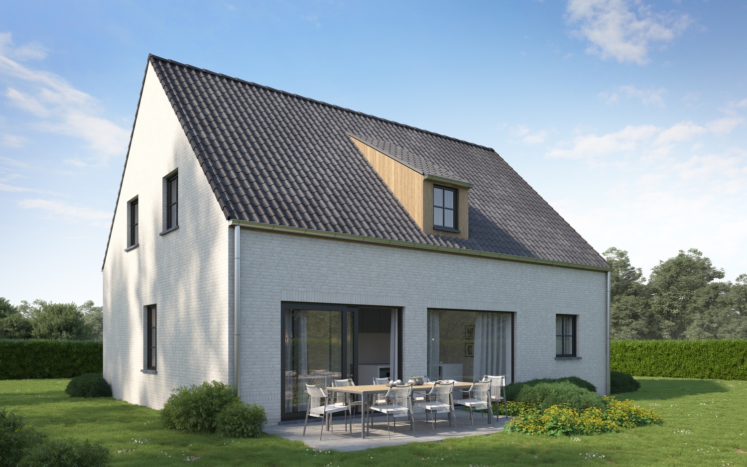 Maison à vendre à Merelbeke avec 4 chambres - photo 2