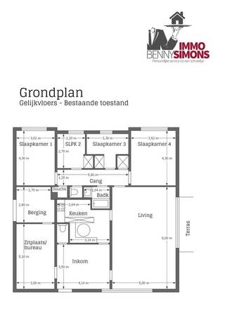 Voor een afspraak bel Kim 0473 72 33 62.Ruime woning OB met 6 slaapkamers op 769ca.Opvallend is de witte kunststof tegen de voorgevel.Achter deze...