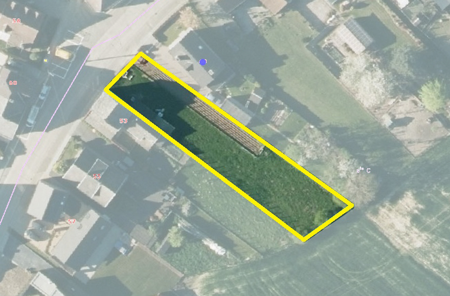 Te koop, rustig gelegen perceel voor halfopen bebouwing in de glooiende omgeving van Brakel - foto 3