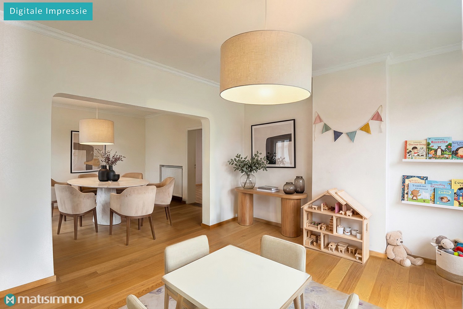 VERZORGDE GEZINSWONING MET 3 SLAAPKAMERS EN EEN RUIME TUIN TE STOKROOIE (HASSELT) - foto 4