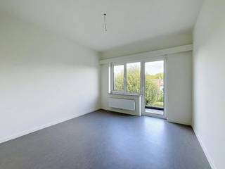 Layout:<br />- entrance hall with built-in closet<br />- open dining and living space<br />- kitchen<br />- separate toilet<br />- bedroom 1<br />- terrace<br />- bathroom with washbasin and shower<br />- bedroom 2<br />- storage on the ground floor with washing machine and dryer connection<br />- half a garage as a bicycle shed<br /><br />Extra benefits:<br />- small-scale building<br />- green and quiet environment<br />- dead end street<br />- good mobile score: 8.9/10<br /><br />The fixed costs are 200 euro per month for water, heating and common costs.<br /><br />The apartment will be available from November 1, 2026.<br /><br />Are you interested in this apartment for rent in Wilrijk?<br />Do not hesitate to submit a visit request via our website via the red bar provided there.<br /><br />Do you also want to sell or rent your property? We are happy to help you out. Always at your service to help you with all your questions about real estate.
