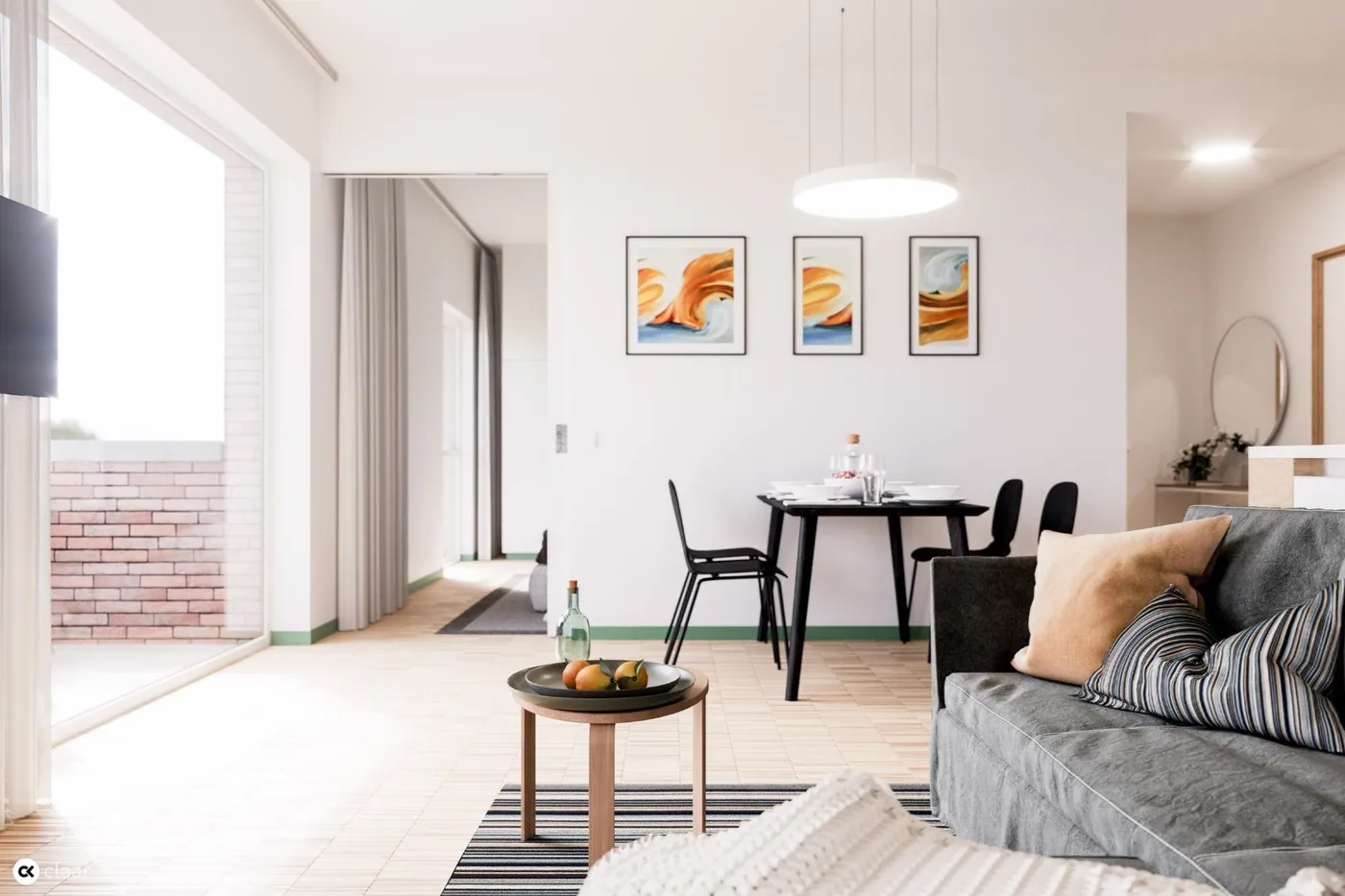 StJorisWinge - apt 82 m2 met 2 slks + terras - foto 3