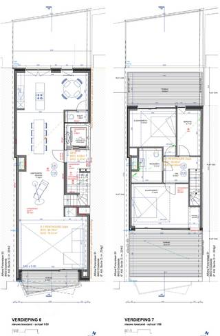 Ontdek dit stijlvolle DUPLEX nieuwbouwappartement (150m² + 40m² terras) op de 6de &amp; 7de verdieping van Residentie Eponine, een exclusief en kleinschalig woonproject waar hedendaagse architectuur en hoog wooncomfort harmonieus samenkomen. <br /><br />Het gebouw onderscheidt zich door een elegante gevel met grote raampartijen en RUIME terrassen, dit allemaal op slechts 300m van zee/strand. <br /><br />Indeling OPTIE A: <br /><br />*6de verdiep: woonkamer, open ingerichte leefkeuken, afzonderlijk toilet, terras vooraan (6m²)<br />*7de: nachthall, 2 ruime slaapkamers, badkamer met inloopdouche en lavabomeubel, berging, terras vooraan (21m²) - terras achteraan (15m²), privatieve gelijkvloerse berging, gemeenschappelijke fietsenberging. <br /><br />- Ruime terrassen (40m²) <br />- Mogelijkheid op 6% BTW<br />- Betaalbaar en energiezuinig wonen<br />- 300m van zee/strand.