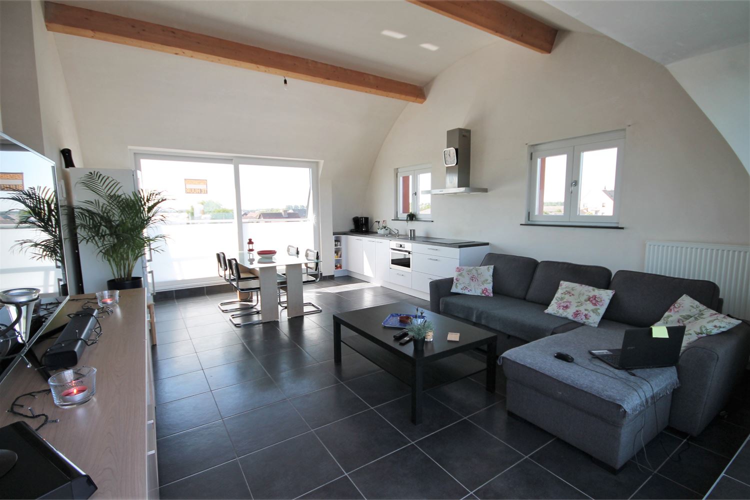Penthouse met 1 slpk en mooi groot dakterras - foto 3