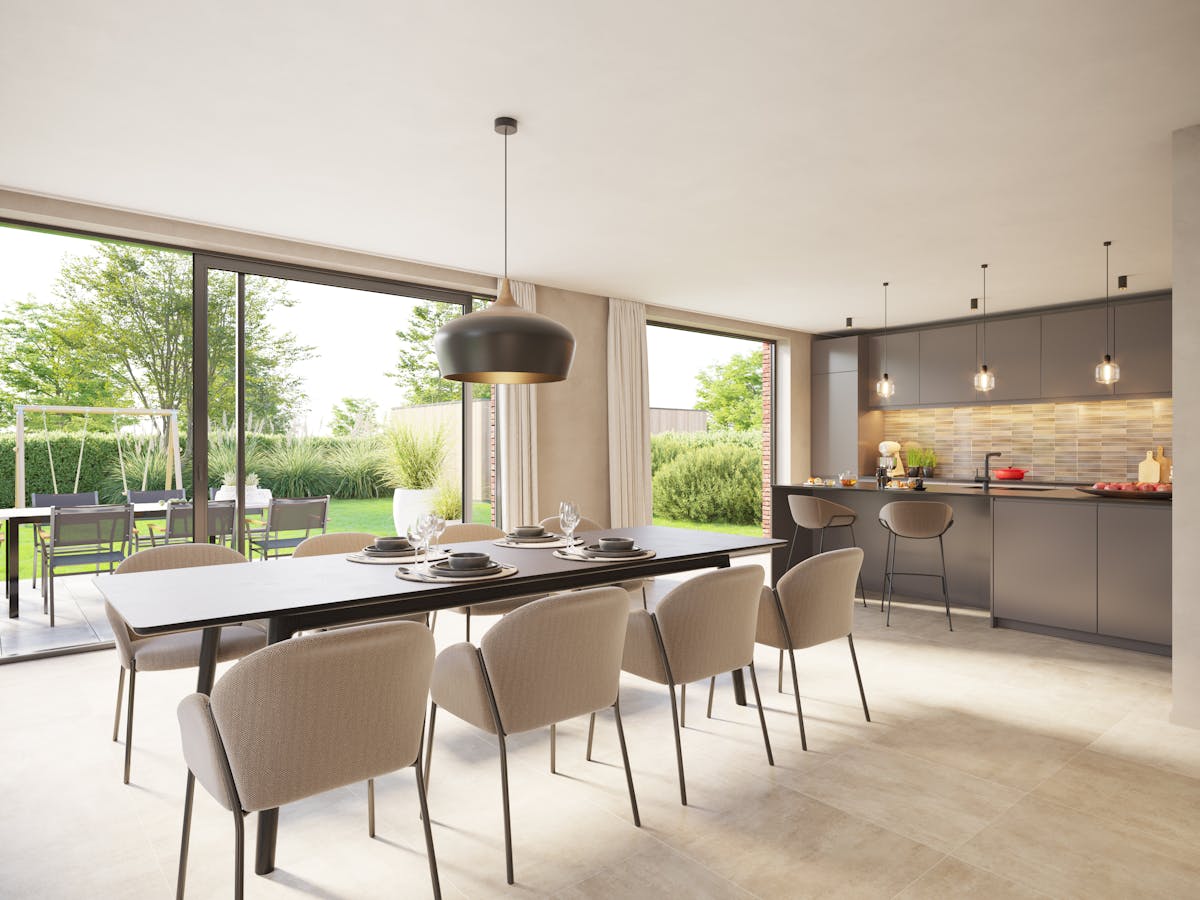 Newly built home on a plot of 3a22ca in picturesque Humbeek! - photo 5