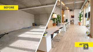 Centrally located commercial building/practice space. This will be rented out casually and thus still has a lot of potential (see photo's...