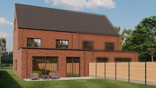 <p><strong>Charmante nieuwbouwwoning in klassieke stijl nabij Westerlo</strong></p>
<p>Deze <strong>instapklare halfopen bebouwing</strong> ligt op het <strong>laatste perceel in een verkeersluwe straat</strong>, omgeven door weilanden en natuur. De woning combineert een <strong>tijdloze klassieke uitstraling</strong> met het comfort van een <strong>hedendaagse nieuwbouw</strong>, ideaal voor wie zoekt naar rust, ruimte en kwaliteit, vlakbij <strong>Westerlo</strong>, de Parel der Kempen.</p>
<h3>✨ <strong>Kenmerken op een rij:</strong></h3>
<ul>
<li>
<p><strong>Klassieke architectuur</strong> met oog voor detail.</p>
</li>
<li>
<p><strong>Nieuwbouw</strong>, volledig afgewerkt met <strong>duurzame materialen</strong>.</p>
</li>
<li>
<p><strong>Vloerverwarming via warmtepomp</strong>: energiezuinig, stil en uiterst comfortabel.</p>
</li>
<li>
<p><strong>3 ruime slaapkamers</strong> op de eerste verdieping.</p>
</li>
<li>
<p><strong>Grote zolder met vaste trap</strong>, naar eigen wens af te werken – ideaal voor extra kamers, bureau of hobbyruimte.</p>
</li>
<li>
<p><strong>Halfopen bebouwing</strong>: veel lichtinval, extra privacy en een ruimtelijk gevoel.</p>
</li>
<li>
<p><strong>Inpandige garage</strong>: voor veilig parkeren, met directe toegang tot de woning.</p>
</li>
</ul>
<h3><strong>Buitenruimte:</strong></h3>
<ul>
<li>
<p><strong>Ingezaaide tuin</strong>, klaar voor gebruik, ideaal voor ontspanning.</p>
</li>
<li>
<p><strong>Volledige omheining</strong> rondom de tuin voor extra privacy.</p>
</li>
<li>
<p><strong>Oprit volledig aangelegd</strong>, parkeergelegenheid voor meerdere wagens.</p>
</li>
<li>
<p><strong>Volledig instapklaar</strong> – je hoeft enkel je verhuisdozen uit te pakken!</p>
</li>
</ul>
<h3><strong>Ligging:</strong></h3>
<ul>
<li>
<p><strong>Rustige, verkeersluwe straat</strong>, perfect voor wie van stilte houdt.</p>
</li>
<li>
<p>Grenzend aan <strong>weiland en natuur</strong>, ideaal voor wandelaars en natuurliefhebbers.</p>
</li>
<li>
<p><strong>Nabij Westerlo</strong>, met vlotte verbindingen naar omliggende steden, winkels, scholen en recreatie.</p>
</li>
</ul>
<hr />
<p><strong>Meer weten?</strong><br />Het <strong>lastenboek</strong> en de <strong>plannen</strong> van de woning zijn beschikbaar voor inzage na afspraak op ons kantoor, zodat je een volledig overzicht hebt van de woning en de afwerkingsmogelijkheden.</p>
<p><strong>Neem snel contact op</strong> voor een afspraak en ontdek deze <strong>instapklare woning</strong> met <strong>inpandige garage</strong> op een unieke locatie.</p>
<p><strong>0475/58.02.89</strong> of <strong>info@denimmo.be</strong></p>