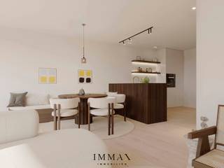 Dit prachtige project belichaamt stijlvol wonen in Knokke, waar hoogwaardige architectuur en <br />verfijnde afwerking samenkomen om een uitzonderlijke woonervaring te bieden.<br /><br />Locatie:<br />Deze unieke residentie is gelegen aan Kerkstraat 50 te Knokke-Heist op wandelafstand van het strand en nabij winkels, supermarkten en invalswegen. Dit kleinschalige, stijlvolle project bestaat uit vier moderne appartementen met 1 tot 2 slaapkamers, inclusief een duplexappartement met privétuin. <br /><br />Indeling en Voorzieningen<br />- Gelijkvloers: inkomhal, fietsenstalling, vuilnislokaal, vier privatieve bergingen, en een tuin. <br />- Appartementen: ruime en lichtrijke indelingen, hoogwaardige keukens en badkamers, en royale terrassen. <br />- Gemeenschappelijke delen: lift, inkomhal met videofonie, en een hoogwaardige afwerking. <br /><br />Afwerking en Comfort<br />- Strakke architectuur met duurzame en tijdloze materialen. <br />- Vloerverwarming en superisolerende beglazing voor optimaal comfort. <br />- Energiezuinig ontwerp (E-peil ≤ 26) met zonnepanelen en regenwaterrecuperatie. <br />- Uitstekende thermische en akoestische isolatie. <br /><br />Keuzemogelijkheden <br />Kopers genieten van de mogelijkheid tot maatwerk voor afwerkingen zoals keukens en vloeren binnen een flexibel budget. Eventuele aanpassingen aan het standaardpakket zijn bespreekbaar. <br /><br />Aarzel niet om ons te contacteren voor meer informatie via: tel.: 050 62 44 14 of via knokke@immax.be