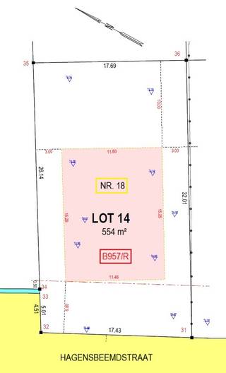 Dit bouwperceel ligt aan een doodlopende straat in een residentiële omgeving te Opglabbeek, dichtbij het centrum, de scholen en met een...
