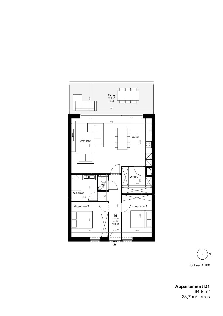 Appartement op de eerste verdieping - foto 4