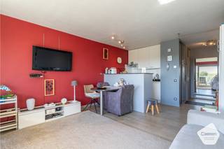 Deze zeer verzorgde studio bevindt zich in de welbekende residentie Nereïden C te Nieuwpoort-Bad.<br />Door zijn <strong>zuid</strong>-<strong>gerichte</strong> oriëntatie is het hier steeds zalig vertoeven op <strong>het ruime terras met zicht op de duinen.</strong><br /><br />De winkelstraat en de Zeedijk bevinden zich op wandelafstand van het gebouw.<br /><br />De indeling is als volgt:
<ul>
<li>Inkomhal met inbouwkasten en <strong>kwalitatief stapelbed;</strong></li>
<li>Lichtrijke leefruimte met schuifraam naar het terras;</li>
<li><strong>Open, volledig geïnstalleerde keuken</strong> met alle hedendaagse voorzieningen;</li>
<li>Zuid-gericht terras met <strong>open zicht op de beschermde Simli-duinen;</strong></li>
<li>Moderne, gebruiksklare badkamer met ruime douche;</li>
</ul>
Enkele troeven:
<ul>
<li><strong>Gratis parkeerplaatsen</strong> voor het gebouw;</li>
<li><strong>Gunstig EPC - label B (114 kWh);</strong></li>
<li><strong>Elektrische keuring is conform de bestaande wetgeving en geldig t.e.m. 2040;</strong></li>
<li>Mogelijkheid tot aankoop van garagebox in het gebouw.</li>
</ul>
Overtuigd? contacteer ons vandaag nog voor uw bezoek ter plaatse.