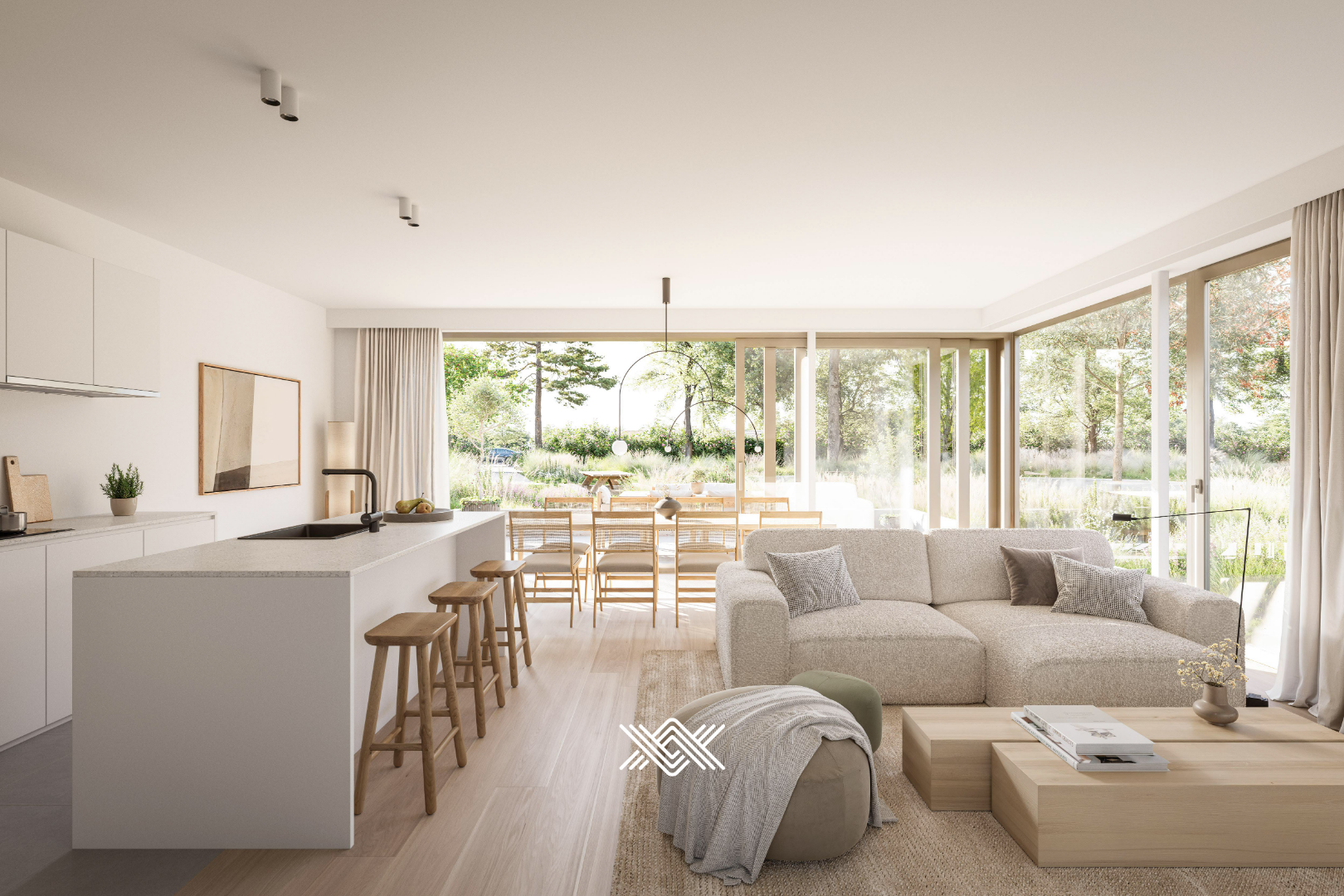 Gelijkvloers appartement met drie slaapkamers - foto 1