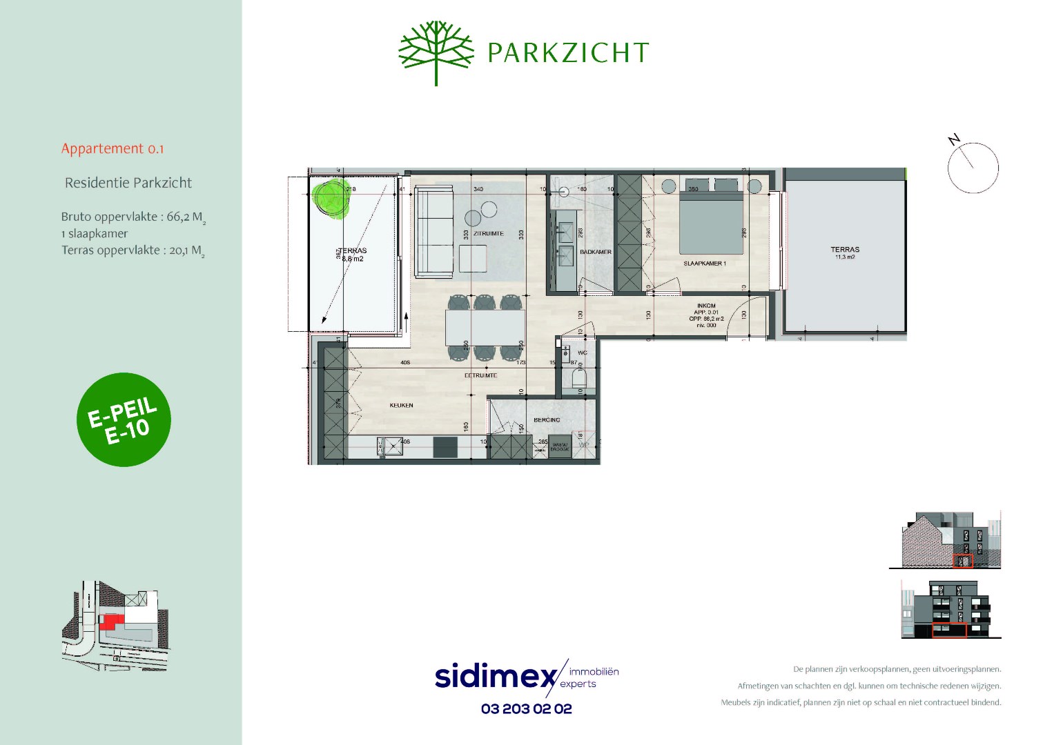 Apartment for sale in Willebroek with 1 bedroom - photo 5