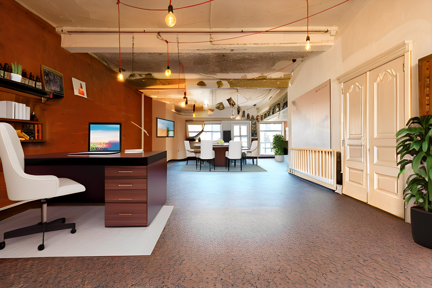 Kantoorruimte met tuin - foto 2