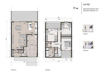 Lot 102 is een gesloten bebouwing op een grondoppervlakte van 203 m² en met een totale bewoonbare oppervlakte van 160 m². Moderne bouwstijl : 2 bouwlagen met plat dak. <strong>GELIJKVLOERS</strong>: inkom, wc, ruime living, open keuken met eiland, ruime garage met berging. Mooie tuin. <strong>EERSTE VERDIEPING</strong>: 1 grote slaapkamer voor de ouders, 2 ruime kinderkamers, ingerichte badkamer met inloopdouche, ligbad, badkamermeubel met dubbele lavabo, aparte wc en technische ruimte. Deze woning heeft aan de slaapkamers van de ouders een groot zonneterras. Deze woning wordt volledig afgewerkt aangeboden met ingerichte keuken en badkamer, bevloering en vloerverwarming. Energieneutrale woning (E -8) dankzij doorgedreven isolatiepakket, ventilatiesysteem D, ruim pakket zonnepanelen en warmtepomp. Dit betekent niet enkel grote besparingen op je energiefactuur, maar ook 5 jaar geen onroerende voorheffing én betere voorwaarden voor je lening. Deze woning wordt gebouwd in een nieuw woonproject in het centrum van Sijsele, meer bepaald naast het woonzorgcentrum De Stek. Rustig gelegen en veel groene ruimte aanwezig. Goeie mobiliteit met winkels, scholen en ontspanningsmogelijkheden vlakbij. Download de brochure op https://durabrik.immo/sijsele-nieuwe-weg. Voor meer informatie bel ons gratis nummer 0800 62 732 of mail info@durabrik.be