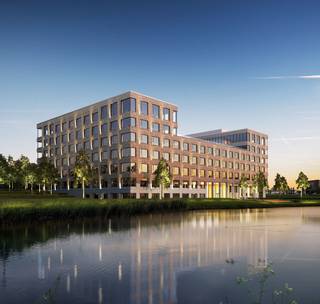 Nieuwbouw kantoorruimte van 425 m² te huur op amper 1 km (!!) van de E17 op- en afrit 2 Hoog Kortrijk. Het kantoor situeert zich in een strategisch gelegen kantorencomplex "Kortrijk Business Park" met ruimtes vanaf 424 m² tot 3.400 m² te huur Deze landmark telt 7 bouwlagen met zicht op een gemeenschappelijke patio. Het gloednieuwe gebouw is voorzien van oa. een receptie met toegangscontrole, restaurant voor een gezonde lunch, top uitgeruste polyvalente zaal voor 500 personen en parktuin met vijver. Speciale aandacht inzake energiezuinigheid met zonnepanelen, isolerende beglazing, waterrecuperatie en klimaatplafonds. De stijlvolle en lichtrijke ruimtes creëren een ideale werkomgeving.  Aanwezigheid van een ondergrondse parking, overdekte fietsenstalling en laadpalen voor elektrische wagens. Praktische oplossing d.m.v. auto- en fietsdeelsysteem. Voorziene oplevering Q3 2020. Neem contact op met PANORAMA voor bijkomende (technische) inlichtingen, plannen of een vrijblijvend plaatsbezoek 0470 30 67 68.