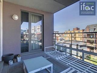 Appartement merveilleusement situé avec 2 chambres, garage et cave, avec jardin commun et à proximité de l'arrêt de métro Ribaucour !...