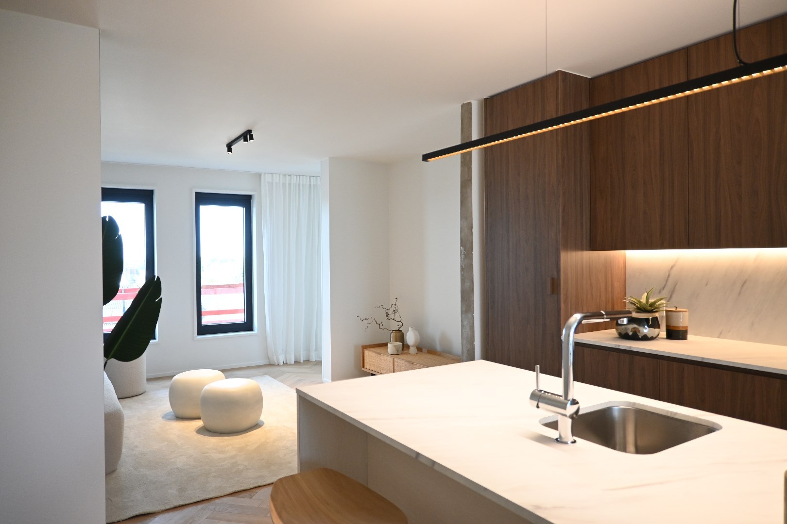 2-slaapkamerappartement op het tweede verdiep met terras in Residentie Van Simaey - foto 4