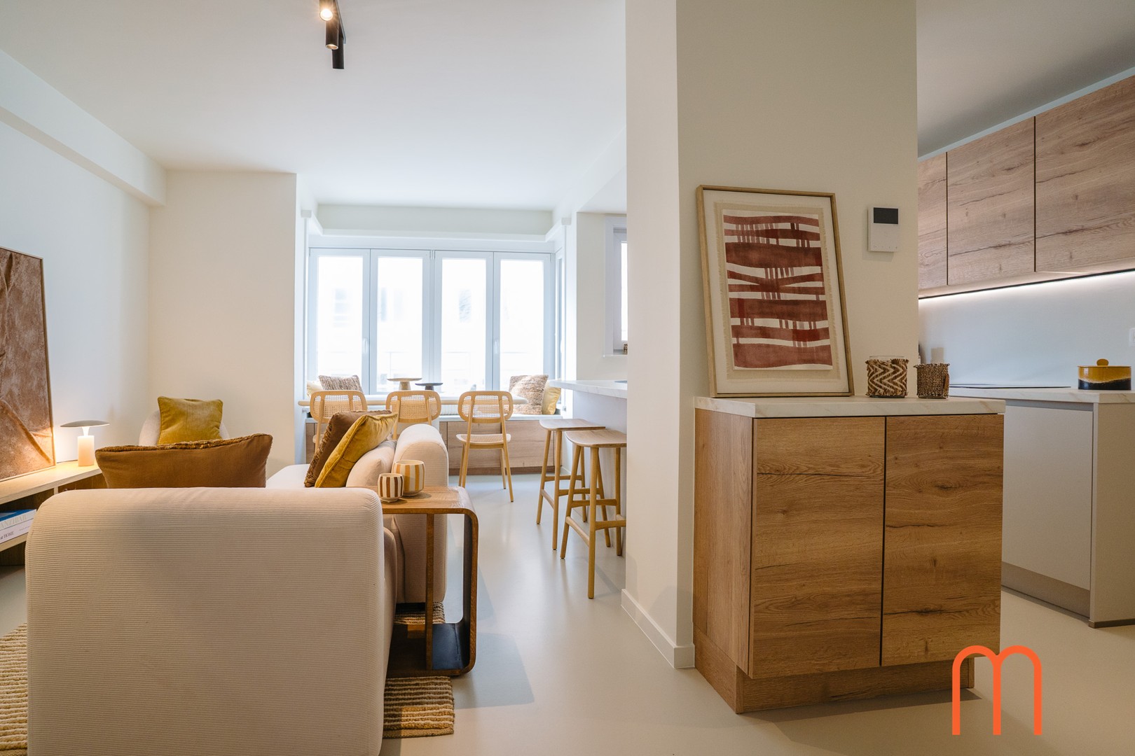 Volledig vernieuwd appartement te koop in Oostende met zijdelings zeezicht in Residentie Les Dauphins - foto 5