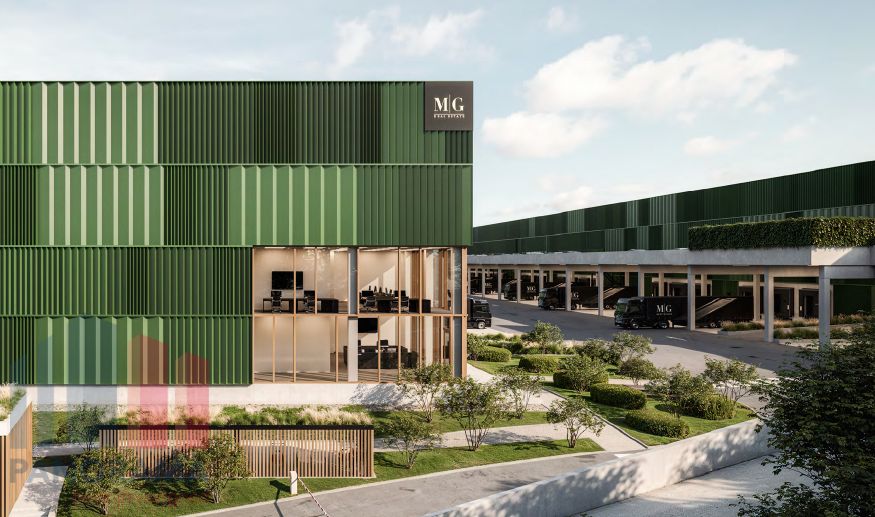 High-end sustainable logistics industrial building with office space for rent, located near the R22 and E40 - photo 5
