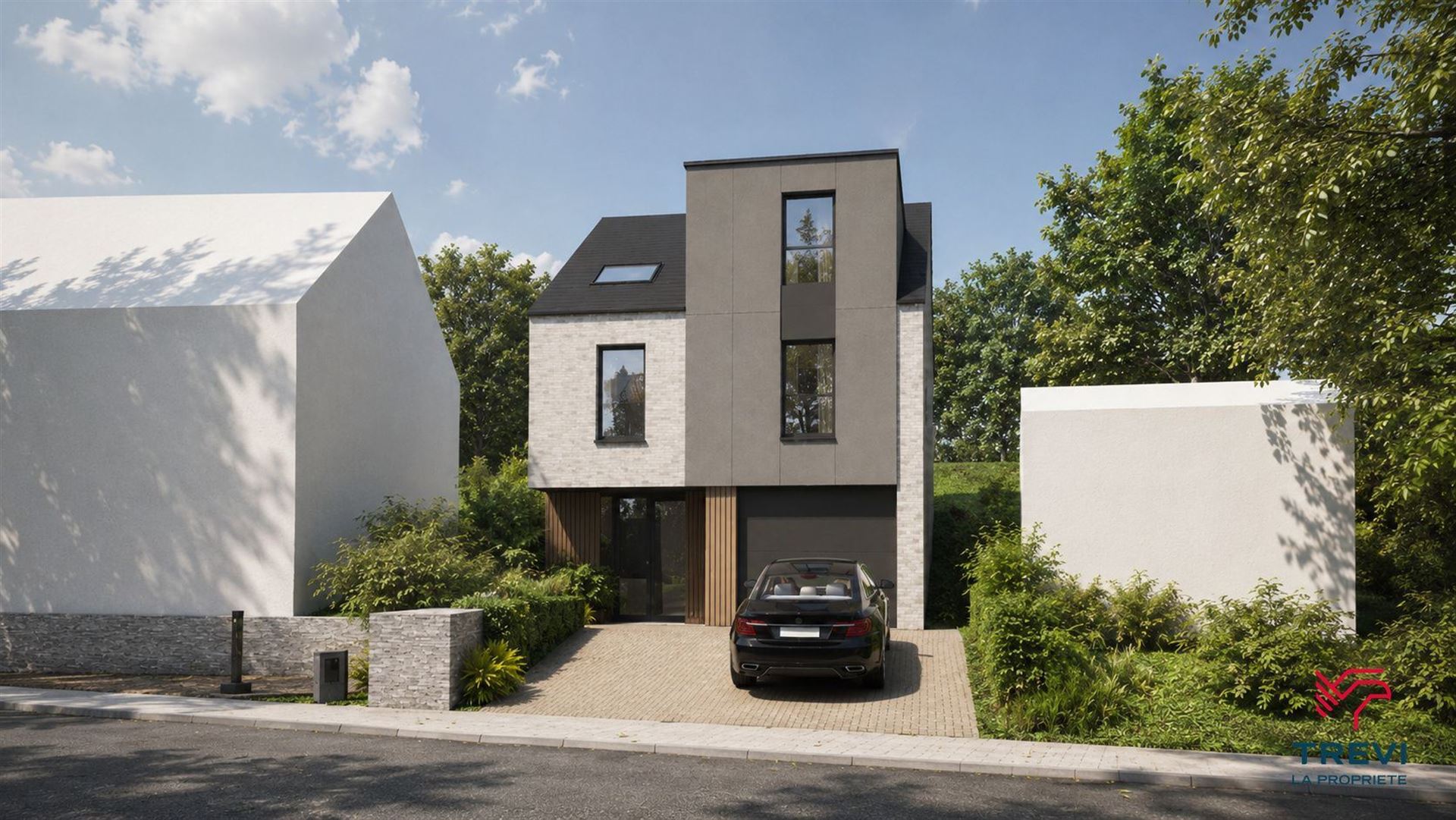 Terrain avec projet et permis octroyé - photo 4
