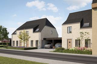 <p>Voor alle info of een inzicht in de plannen bel Saimen: 0470 79 24 20 of mail naar saimen@cornelis-partners.be <br />In het groene hart van Steenhuize-Wijnhuize vinden we deze nieuwbouw half open bebouwing in een stijlvolle verkaveling van drie moderne woningen. <br />Hier woont u in alle rust, omringd door natuur en landelijke charme, maar toch met een vlotte verbinding naar Ninove, Geraardsbergen en de omliggende dorpskernen.</p>
<p>Deze woningen combineert <strong>tijdloze architectuur</strong> met <strong>hedendaagse comfort</strong>. Dankzij de heldere gevelsteen, de elegante dakvorm en de verfijnde details ademen ze een luxueuze, warme uitstraling. De grote ramen zorgen voor een overvloed aan natuurlijk licht, terwijl de slimme indeling garant staat voor een open, luchtige woonbeleving.</p>
<p>Deze woning beschikt over:</p>
<ul>
<li>
<p>Een <strong>ruime, energiezuinige leefruimte</strong> met zicht op de tuin</p>
</li>
<li>
<p><strong>Kwalitatieve materialen</strong> en een hoogwaardige afwerking</p>
</li>
<li>
<p>Een <strong>praktische carport - </strong>voorzien in vergunning (niet inclusief voorzien)</p>
</li>
<li>
<p><strong>BEN-norm</strong> en toekomstgerichte bouwtechnieken</p>
</li>
</ul>
<p>Deze verkaveling is ideaal voor wie op zoek is naar een rustige thuisbasis met hedendaagse luxe, in een omgeving waar kinderen veilig kunnen opgroeien en waar de natuur altijd dichtbij is.</p>
<p>Wonen in Steenhuize-Wijnhuize betekent genieten van stilte, ruimte en een warm dorpsgevoel — en dat op een plek die met zorg en oog voor detail werd ontwikkeld.</p>
<p><strong>Mis deze unieke kans niet.</strong><br />Kies voor kwaliteitsvol wonen in een prachtige landelijke setting.</p>