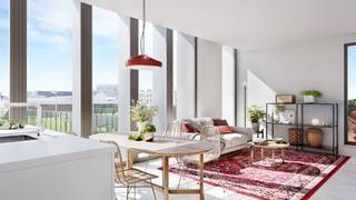 <p>Gelegen langs de Lenniksebaan biedt het project ’t Hoekske een zeldzame kans: het enige nog beschikbare appartement met 3 slaapkamers in een kleinschalige residentie van slechts 10 woonentiteiten.</p>
<p>Het project werd ontworpen om harmonieus in zijn omgeving op te gaan en onderscheidt zich door zijn hedendaagse architectuur en aangename, residentiële sfeer op mensenmaat. Bij dit appartement werd bijzondere aandacht besteed aan lichtinval en wooncomfort. De ruime leefruimte en grote raampartijen zorgen voor een mooie natuurlijke lichtinval, terwijl de drie slaapkamers een ideale indeling mogelijk maken voor een gezin of voor een combinatie van wonen en thuiswerken.</p>
<p>Energieprestaties staan centraal in het project, met moderne technieken zoals een individuele warmtepomp, vloerverwarming en zonnepanelen, die zorgen voor een uitstekend thermisch comfort en een beheerst energieverbruik.</p>
<p>Deze unit vormt een unieke kans om een nieuwbouwpand te verwerven in een project op mensenmaat, gelegen in een gegeerde en vlot bereikbare omgeving.</p>
<p>Verkocht onder registratierechten op de grondwaarde en onder het btw-stelsel op de constructiewaarde. Oppervlaktes en beelden zijn louter indicatief. Neem vandaag nog contact met ons op voor meer informatie of om een afspraak in te plannen.</p>