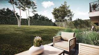 Ontdek dit prachtige gelijkvloers nieuwbouwappartement met een indrukwekkende binnen oppervlakte van maar liefst 135 m²  !!! De ruime living van...