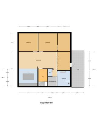 <p>Dit volledig gerenoveerde dakappartement is centraal gelegen in <strong>Sint-Lenaarts (Brecht)</strong> en biedt een verrassend ruime indeling, veel natuurlijke lichtinval en een aangenaam terras van maar liefst <strong>20 m²</strong>.<span></span></p>
<p>Via de privatieve inkomhal met trap bereikt u het appartement. De inkomhal geeft toegang tot een gastentoilet en een stijlvolle badkamer van <strong>8,5 m²</strong>, uitgerust met een inloopdouche en een dubbele lavabo.</p>
<p>De ruime leefruimte van ongeveer <strong>30 m²</strong> geniet dankzij de ramen aan zowel de voor- als achterzijde van een overvloed aan daglicht. Aansluitend bevindt zich de open keuken van circa <strong>16 m²</strong>, voorzien van een kookeiland en alle nodige toestellen: een inductiekookplaat, dampkap, vaatwasser, combi-oven en spoelbak.</p>
<p>Achteraan bevindt zich een extra ruimte van <strong>9 m²</strong>, ideaal als bureau, hobbyruimte of speelkamer. Vanuit deze kamer heeft u rechtstreeks toegang tot het terras van <strong>20 m²</strong>.</p>
<p>Verder beschikt het appartement over <strong>twee volwaardige slaapkamers van telkens ongeveer 16 m²</strong>. Aansluitend aan één van de slaapkamers bevindt zich een extra kamer die perfect dienst kan doen als dressing, babykamer of extra bergruimte.</p>
<p>Tot slot beschikt u over een <strong>oprit met parkeerplaats voor één wagen</strong>.</p>
<h3>Troeven</h3>
<ul>
<li>Volledig gerenoveerd dakappartement</li>
<li>Centrale ligging in Sint-Lenaarts</li>
<li>Woonkamer van ca. 30 m² met veel lichtinval</li>
<li>Open keuken met kookeiland en ingebouwde toestellen</li>
<li>2 ruime slaapkamers</li>
<li>Extra dressing, babykamer of bergruimte</li>
<li>Bureau of multifunctionele ruimte van 9 m²</li>
<li>Badkamer met inloopdouche en dubbele lavabo</li>
<li>Terras van 20 m²</li>
<li>Privatieve inkomhal</li>
<li>Parkeerplaats op eigen oprit</li>
</ul>
<h3>Praktische informatie</h3>
<ul>
<li>Direct beschikbaar</li>
<li>Voorkeur voor een langdurig huurcontract</li>
<li>Huurwaarborg van 3 maanden</li>
<li>Gedeelde kosten voor de plaatsbeschrijving</li>
</ul>
<p>Een extra troef is de rustige omgeving. Het bedrijf op het gelijkvloers is actief op weekdagen van <strong>9</strong><strong>.00 uur tot 18.00 uur</strong> en is gesloten tijdens de avonden, zaterdagnamiddag, zondag en maandag, waardoor u buiten de kantooruren in alle rust kunt genieten van uw woonomgeving.</p>
<p><strong>Maak zelf uw afspraak via onze website:</strong> www.immopoint.be<br /><br /></p>