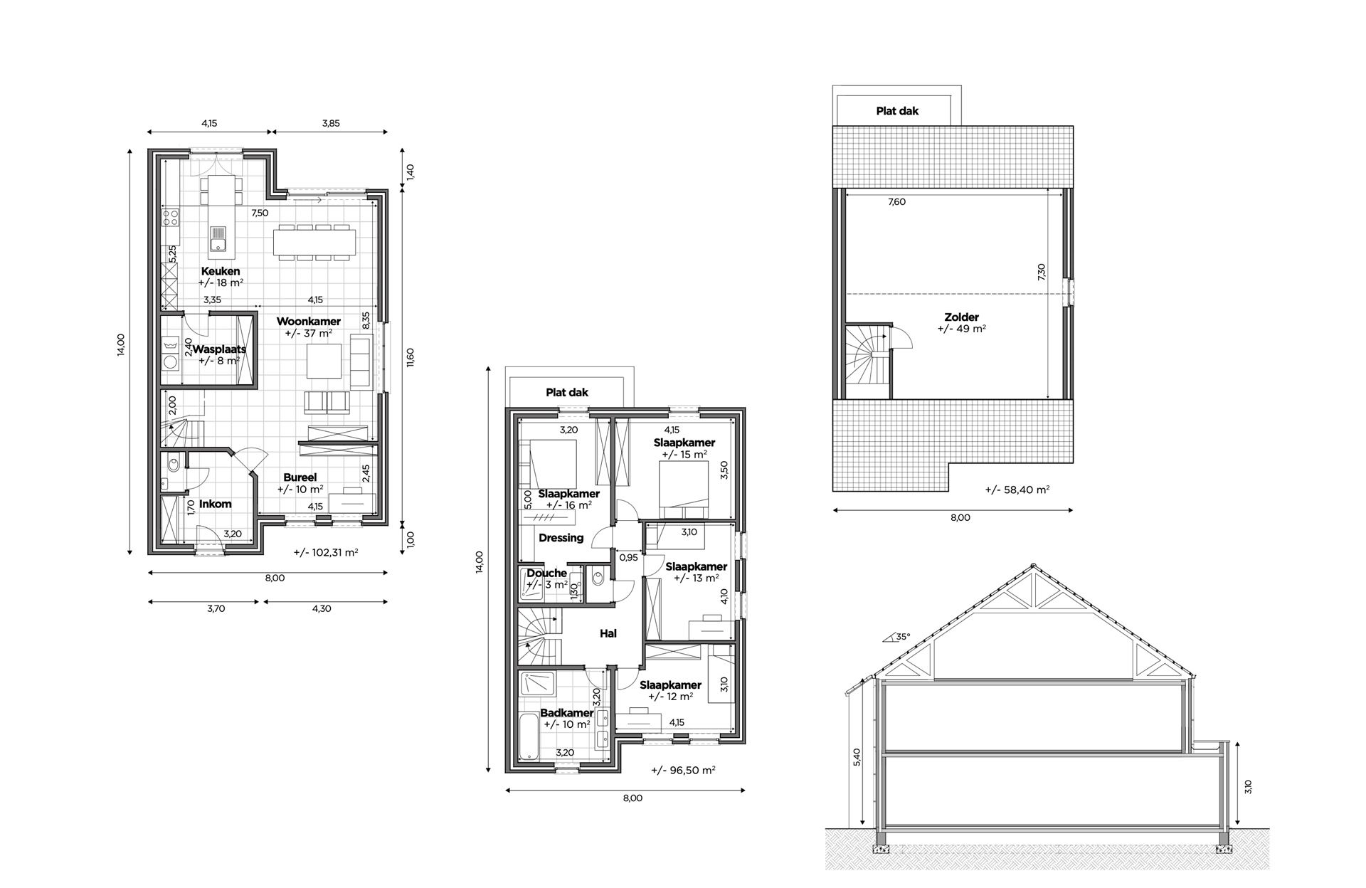 Maison à vendre à Lint avec 4 chambres - photo 3