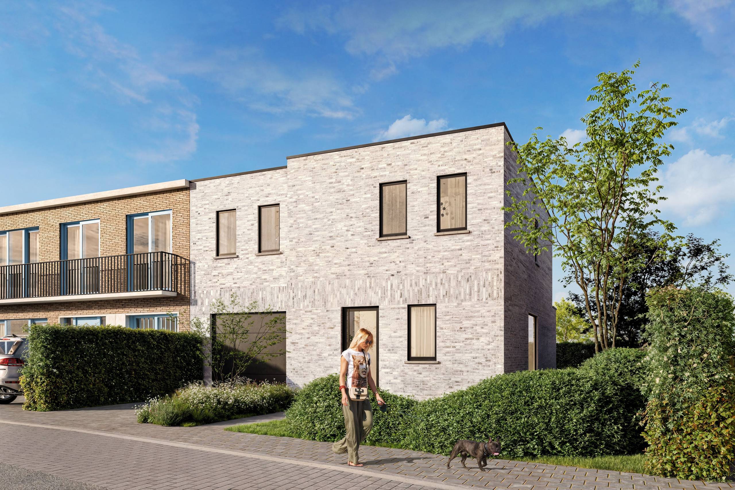 Halfopen nieuwbouwwoning met 4 slaapkamers te Sint-Kruis - foto 1