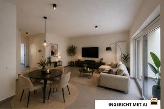 <p><span>Instapklaar gelijkvloers appartement op toplocatie in het hart van Borgloon </span></p><p><span>Op een uitstekende ligging, midden in het centrum van Borgloon, bevindt zich dit moderne <br />gelijkvloerse appartement. Het appartement maakt deel uit van een gebouw dat in 2019 <br />volledig opnieuw werd opgebouwd, waardoor u geniet van hedendaags wooncomfort, een <br />energiezuinige afwerking en een uitstekende bereikbaarheid. </span></p><p><span>De lichtrijke leefruimte vormt samen met de open keuken het hart van de woning en biedt <br />via een grote raampartij toegang tot een aangenaam terras, waar u in alle rust kunt genieten. <br />Het appartement beschikt over twee volwaardige slaapkamers, beide voorzien van elektrische <br />rolluiken voor extra comfort en privacy. <br />De badkamer is stijlvol ingericht met een inloopdouche en een lavabo. Daarnaast is er een apart <br />gastentoilet, wat het dagelijks gebruik extra praktisch maakt. </span></p><p><span>Dankzij de hoogrendementsketel op aardgas, hoogrendementsbeglazing en een EPC-label A bent <br />u verzekerd van een energiezuinige woning met lage verbruikskosten. </span></p><p><span>De centrale ligging is een absolute troef. Winkels, horeca, openbaar vervoer en alle dagelijkse <br />voorzieningen bevinden zich op wandelafstand, waardoor u optimaal geniet van het stadsleven <br />zonder in te boeten aan wooncomfort.</span></p><p><span>Troeven op een rij:</span></p><ul><li><span>Centrale ligging in het centrum van Borgloon </span></li><li><span>Gebouw volledig heropgebouwd in 2019 </span></li><li><span>Geen algemene onkosten, behalve de blokpolis</span></li><li><span>2 slaapkamers met elektrische rolluiken </span></li><li><span>Lichtrijke leefruimte met open keuken </span></li><li><span>Aangenaam terras </span></li><li><span>Badkamer met inloopdouche en lavabo </span></li><li><span>Apart gastentoilet </span></li><li><span>EPC-label A </span></li><li><span>CV op aardgas met hoogrendementsketel </span></li><li><span>Hoogrendementsbeglazing </span></li><li><span>Winkels, horeca en voorzieningen op wandelafstand </span></li></ul><p><span><br />Een instapklaar en energiezuinig appartement dat perfect geschikt is als eigen woonst, investering <br />of voor wie comfortabel en centraal wil wonen.</span></p><p><span>Wenst u meer informatie over dit appartement of een bezichtiging?<br />Contacteer ons via 012 26 22 05 of info@hetimmohuis.be</span></p>
